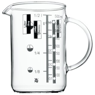 0.5l Messbecher Glas